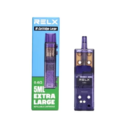 Authentic RELX Wecreate M-Cartridge Large – 5ml Refillable Empty Pod (Compatible with Building Blocks 18000 puffs & Building Blocks 35000 puffs Series) – Worldwide