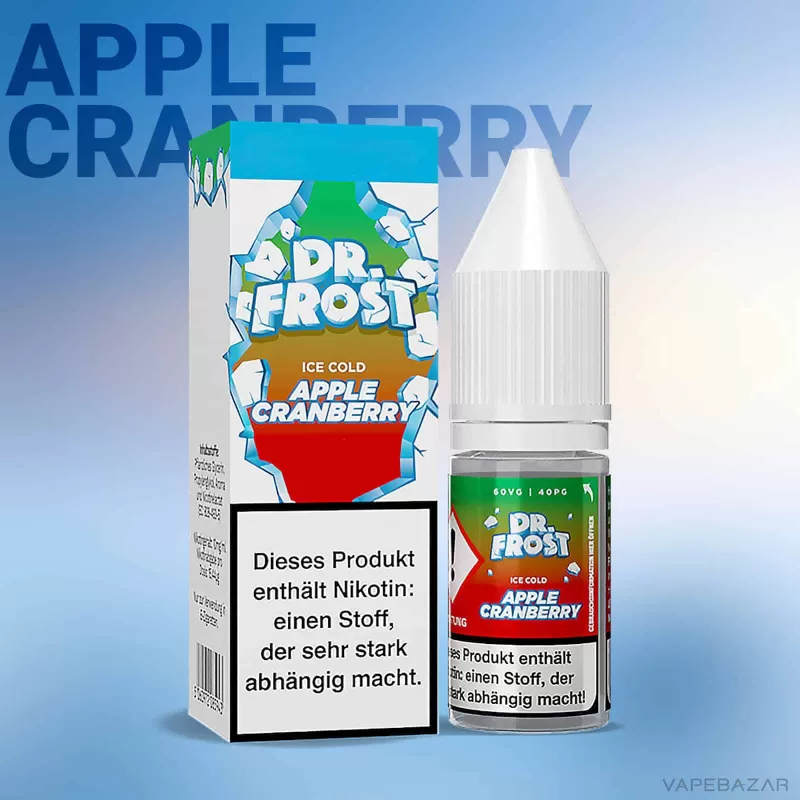 Dr. Frost Ice Cold – Nic Salt – Apple Cranberry - Vapebazar - Image 2