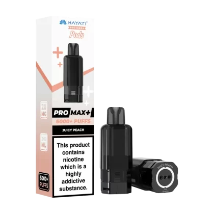 Juicy Peach Hayati Pro Max+ Refill Pack - 20mg - Vape Product (AAC8D4)