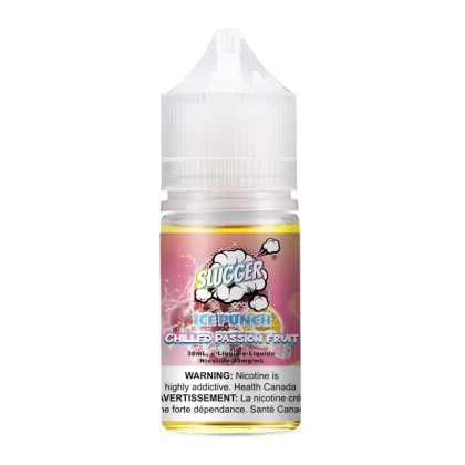 Slugger Ice Punch Series Chilled Passion Fruit – 30ml Nic Salt - Vape Product, Vape Product