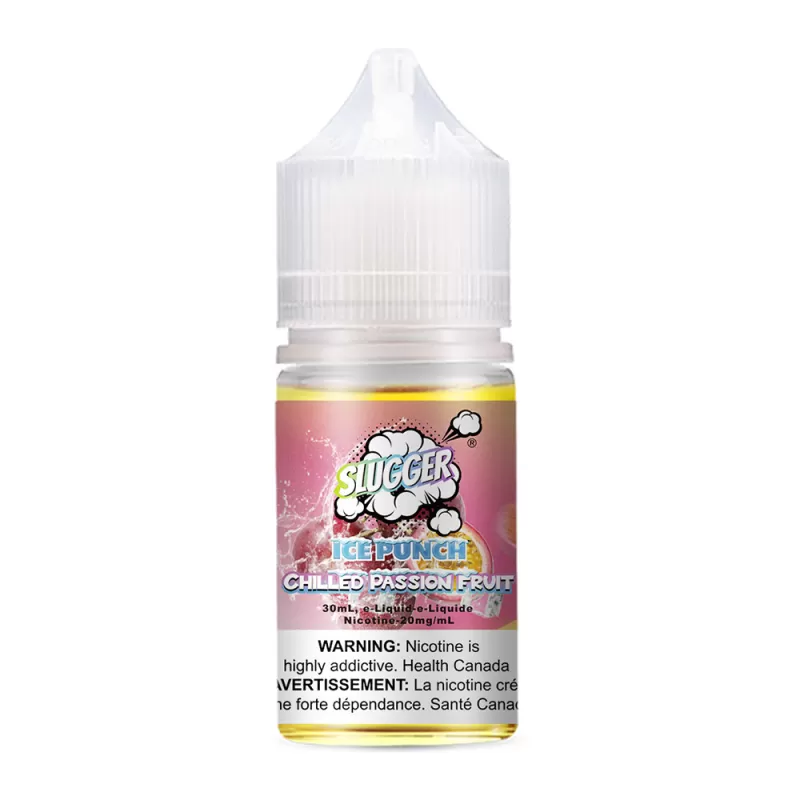 Slugger Ice Punch Series Chilled Passion Fruit – 30ml Nic Salt - Vape Product, Vape Product