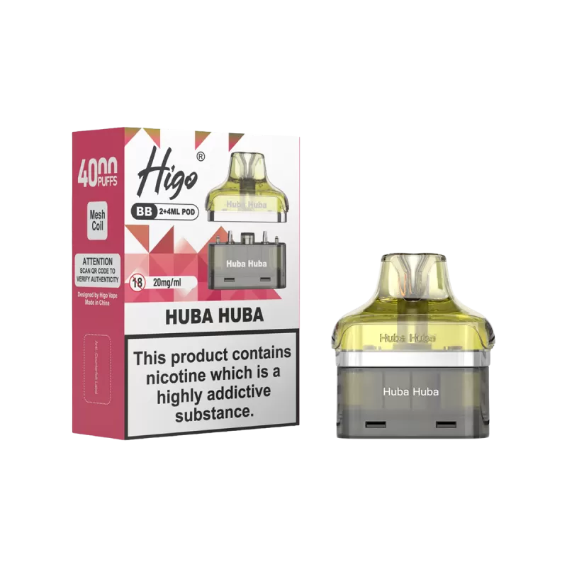Higo BB 4000 Refill Pack - Banana Ice - Vapeshop Co
