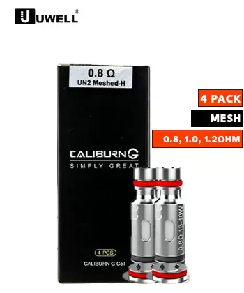 Uwell Caliburn G / G2 Replacement Coils - 1.00 Ohm