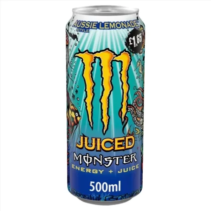 MONSTER JUICED AUSSIE LEMONADE 500ML