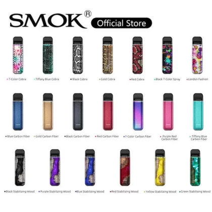 SMOK Novo 2 Kit - Purple Red Carbon Fiber