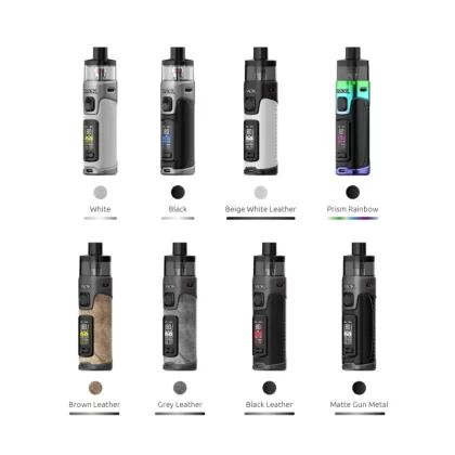SMOK RPM 5 80W Pod System - Beige White Leather, Black; Kit