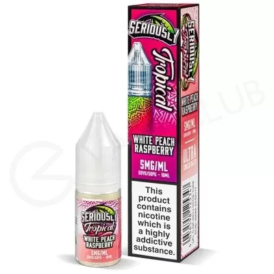 White Peach Raspberry Nic Salt E-Liquid by Seriously Tropical - Ecigpremium