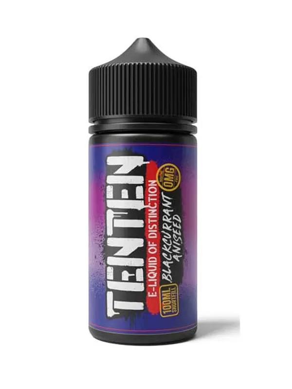 Blackcurrant Aniseed TenTen E Liquid 120ml - 3mg