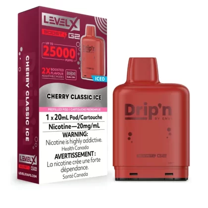 Level X Boost – Drip’n – Cherry Classic Pods