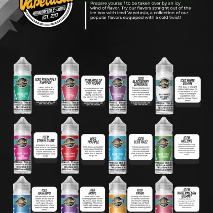Vapetasia E-Liquid 100ml - Killer Kustard Blueberry / 0mg - Vapeciga
