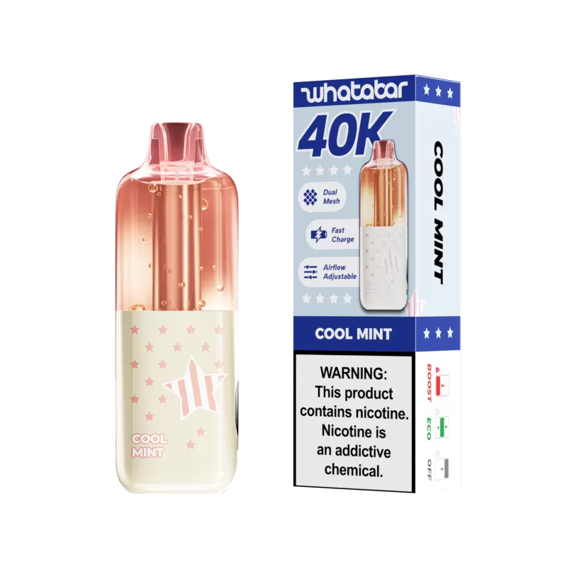 Assembled in USA | whatabar linko 40K Puffs Disposable Device - 40,000 Puffs - Cool Mint - Image 3