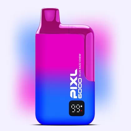 Blue Razz Chew Pixl 6000 Disposable