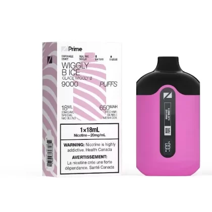 ZPrime Disposable Vape – 9000 Puffs – Wiggly B Ice