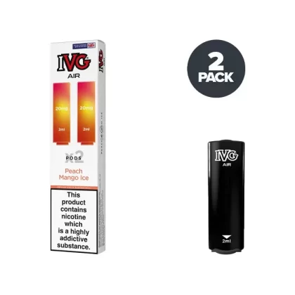 Peach Mango Ice IVG Air Pre-filled Pods