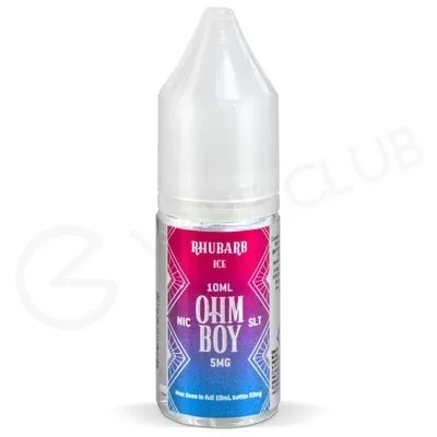 Rhubarb Ice Nic Salt E-Liquid by Ohm Boy SLT - Ecigpremium