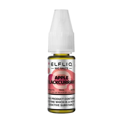 Apple Blackcurrant Elfliq Nic Salt by Elfbar - 10ml - 10mg - Vape Product
