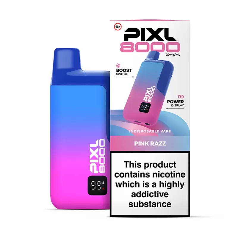 Pixl 8000 Prefilled Pod Kit Pink Razz - Ecigpremium
