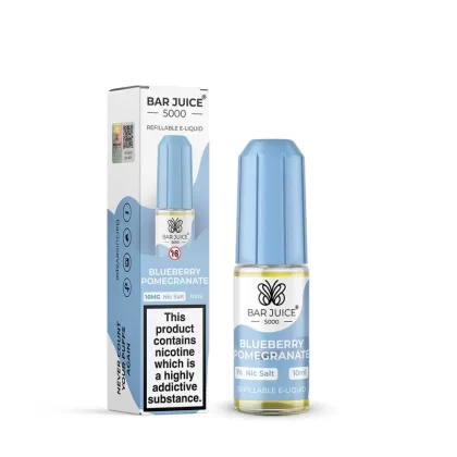 Bar Juice 5000 Blueberry Pomegranate Nic Salt - Nicotine Strength#10mg>20mg