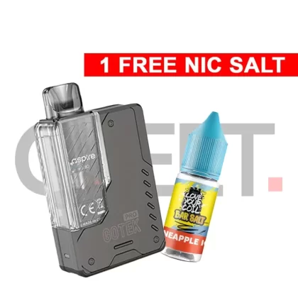 Aspire Gotek Pro Kit - Colour#Gold>Gunmetal>Rose Gold>Stainless Steel>Titanium