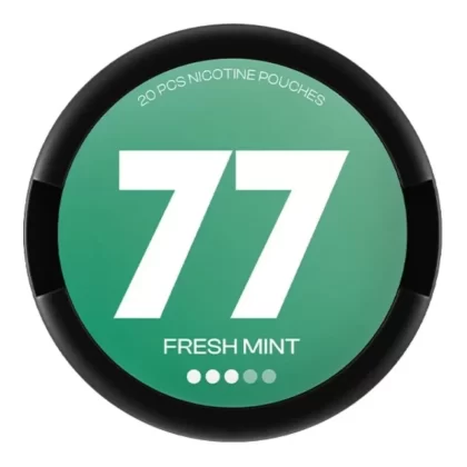 Woreczki nikotynowe 77 SLIM 10.4mg – Fresh Mint Snus AKCYZA