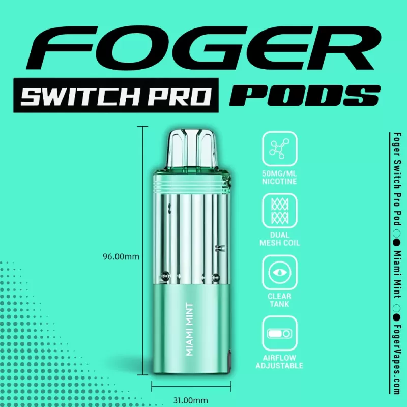 Miami Mint Foger Switch Pro Pod 30K Puffs