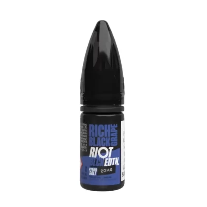 Rich Black Grape E-Liquid Black Edition by Riot Squad (10ml) - 20mg