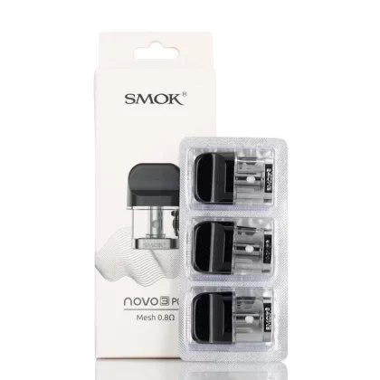 SMOK Novo 3 Replacement Pod Cartridge 1.7ml (3pcs/pack) - Resistance#Mesh 0.8ohm