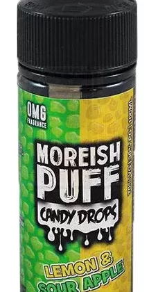 Lemon & Sour Apple Candy Drops E Liquid By Moreish Puff