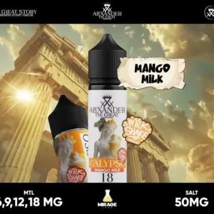 ALEXANDER MTL CALYPSO VAPE ELIQUID – MANGO MILK SHAKE - Elegantvapestore