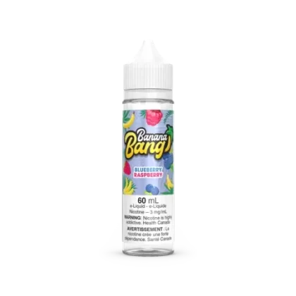 BLUEBERRY RASPBERRY BY BANANA BANG - Nicotine Strength#NICOTINE FREE>3MG>6MG>12MG
