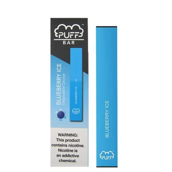 Puff Bar Blueberry Ice Disposable Device
