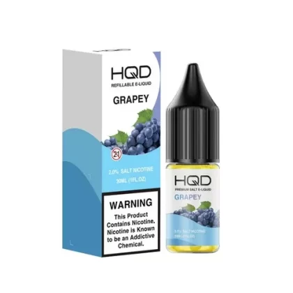 HQD Premium Salt Grapey 30ml E-Juice - Vape Product, Choose Options