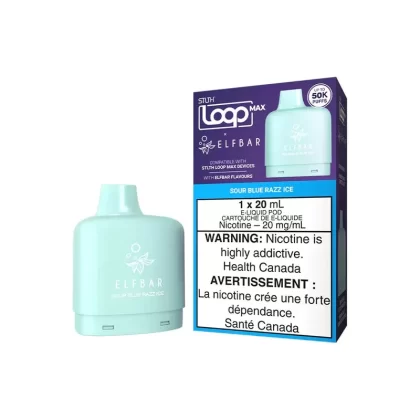 STLTH LOOP MAX X ELFBAR POD PACK – SOUR BLUE RAZZ ICE - Eliquidsupply