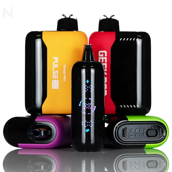 Geek Bar Pulse X 25k 25000 Puffs Disposable Vape - 18mL - Strawberry Kiwi Ice