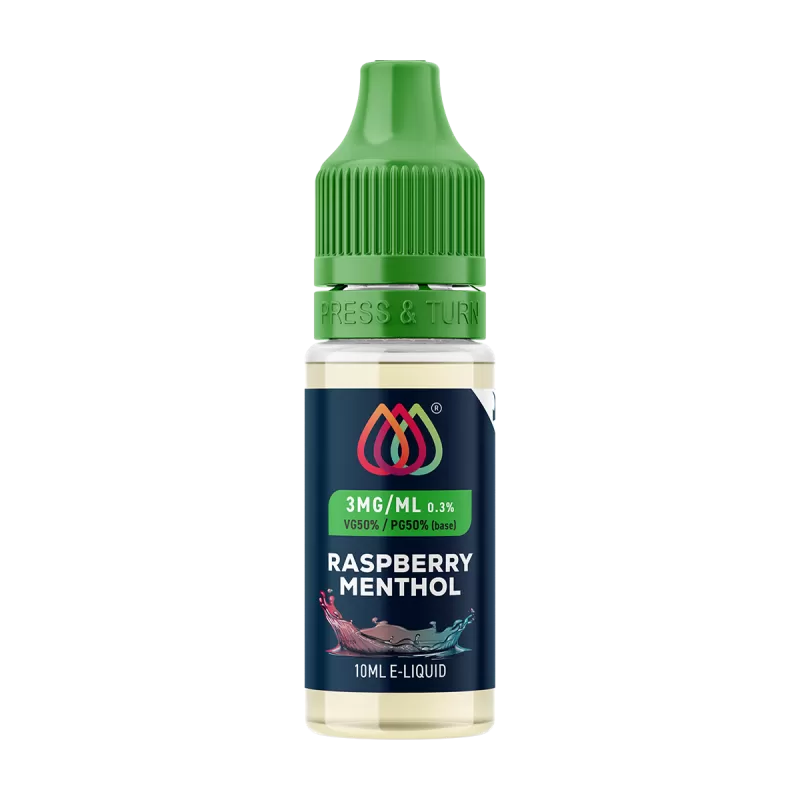 Raspberry Menthol E-Liquid by Aquavape - 10ml - 18mg - Vape Product