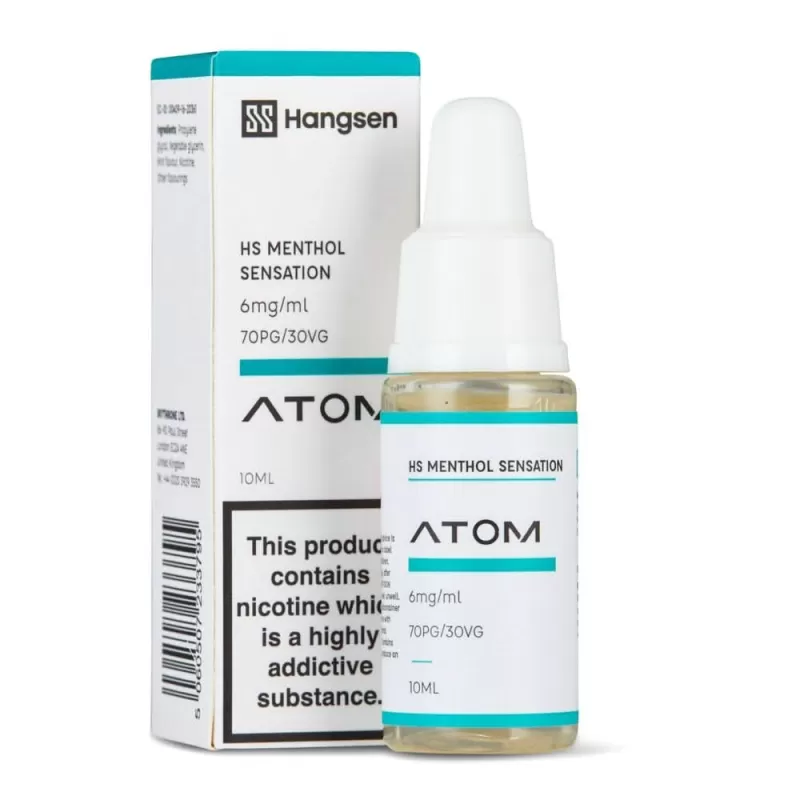 Menthol Sensation E-Liquid Atom Series by Hangsen (10ml) - 6mg