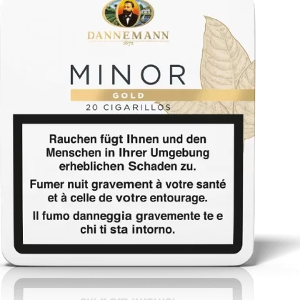 Dannemann Minor Gold 20 Stück - Pack, Stange; Vape Product