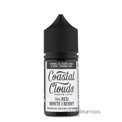 Coastal Clouds Salt – Iced Red White and Berry 30mL - Nicotine Strength#35mg>50mg