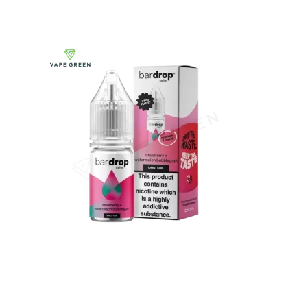Strawberry Watermelon Bubblegum Nic Salt E-Liquid by Bar Drop - Eliquidsupply
