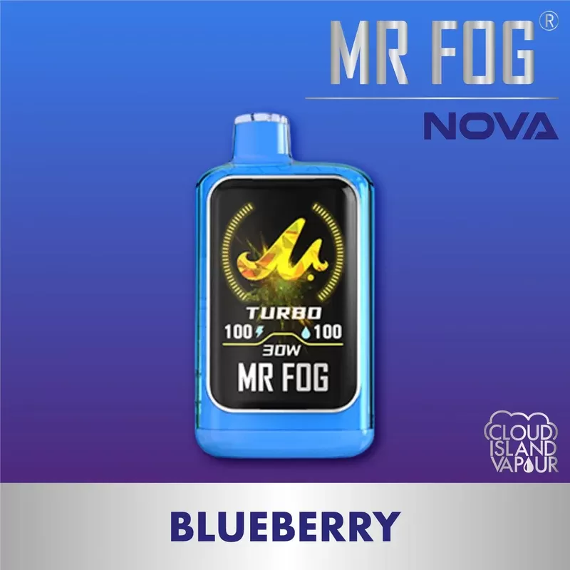 MR FOG NOVA 36K Disposable Vape – Blue Razz Steezy Blueberry