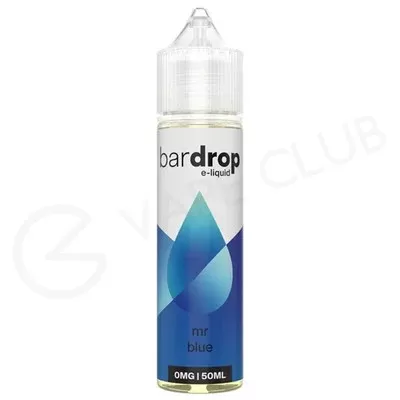 Mr Blue Shortfill E-Liquid by Bar Drop 50ml - Ecigpremium