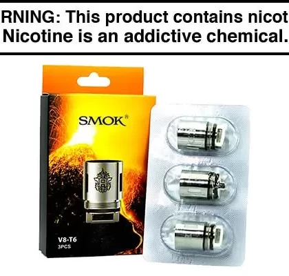 SMOK TFV8 V8-T6 REPLACEMENT COILS (3-PACK)