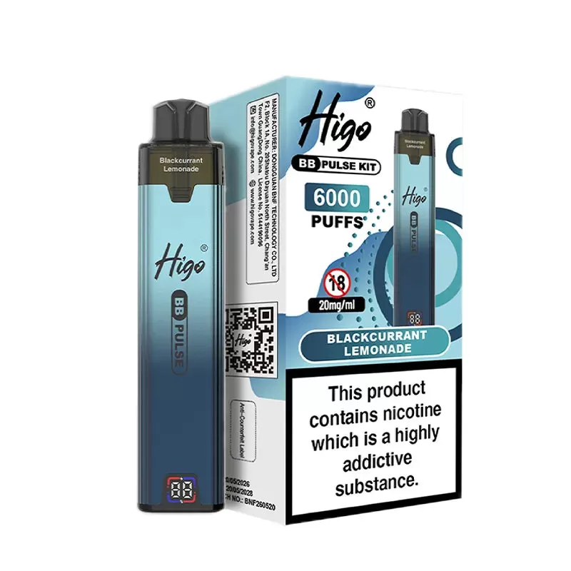 Higo BB Pulse 6000 Pod Kit - Blueberry Raspberry - Image 2