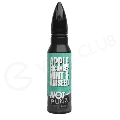 Apple, Cucumber, Mint & Aniseed Shortfill E-Liquid by Punx 50ml