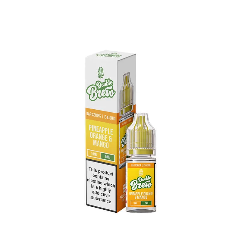 Ohm Brew Double Brew Pineapple Orange & Mango 10ml Nic Salt E-Liquid - 5mg - Image 2