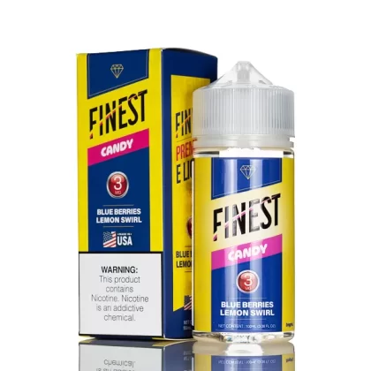 Finest E-Liquid - Candy Edition - Blue Berries Lemon Swirl - 100mL - 3mg