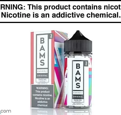 ORIGINAL CANNOLI BY BAM’S CANNOLI 100ML - Vapejuice