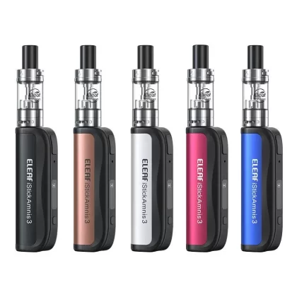 Eleaf iStick Amnis 3 Vape Mod Kit 900mAh 20W - Color#Black(Matte)>Coffee(Matte)>Silver(Matte)