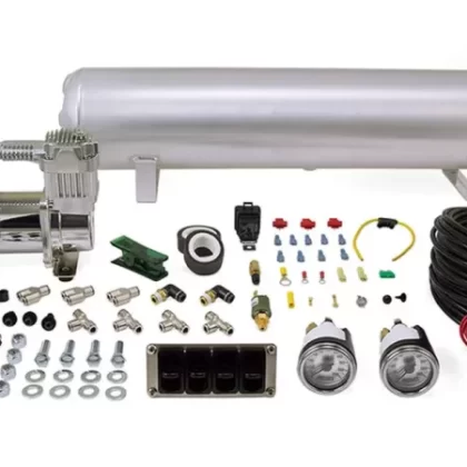 Air Lift Performance 4-Way Manual Control System (1/4″ Air Lines, 4 Gallon Tank, VIAIR 444 Compressor)