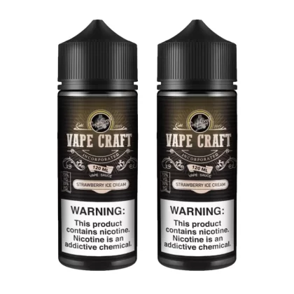 Vape Craft Strawberry Ice Cream 2 Bottle Bundle - Vape Product, Vape Product